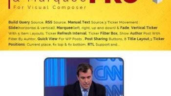 Pro News Ticker & Marquee for Visual Composer