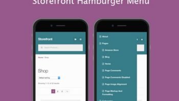 Storefront Hamburger Menu