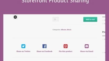 Storefront Product Sharing